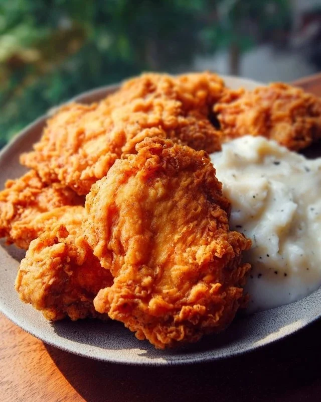 Delicious Chicken Fried Chicken served with classic sides