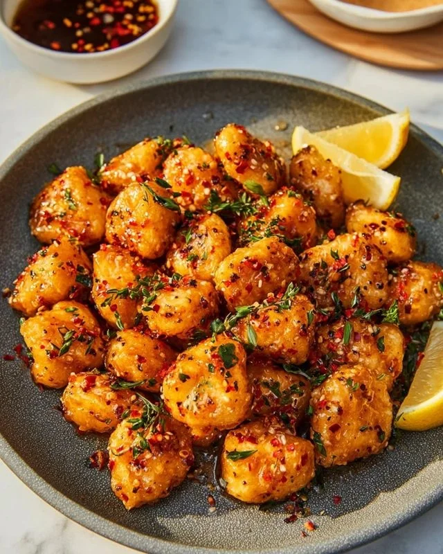 Delicious Cowboy Butter Chicken Bites served on a plate