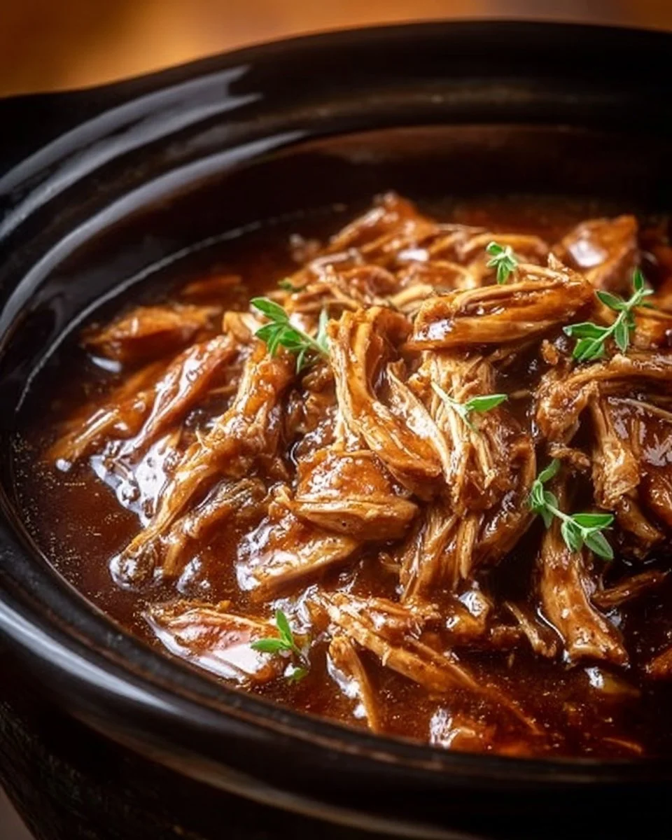 Delicious Crock Pot Bourbon Chicken served with rice and vegetables