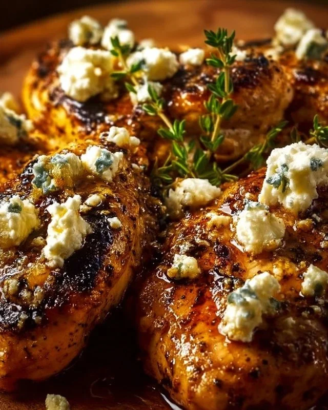 Hot Honey Feta Chicken recipe with sweet and savory flavors.