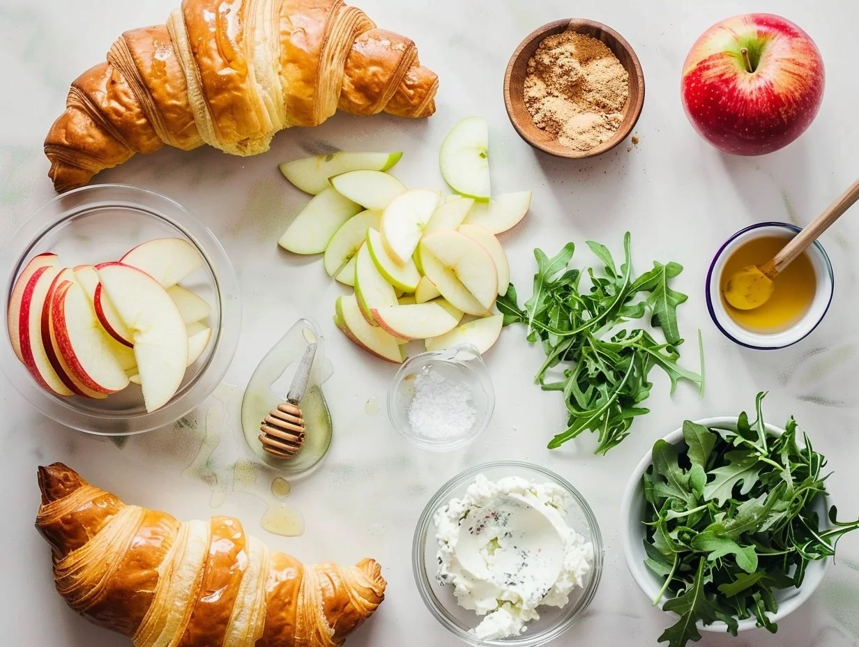 Apple & Goat Cheese Croissant Sandwich