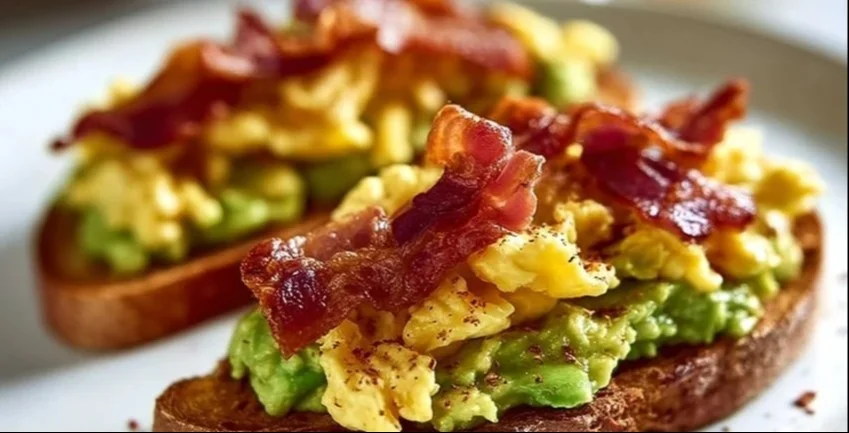 Bacon and Avocado Toast