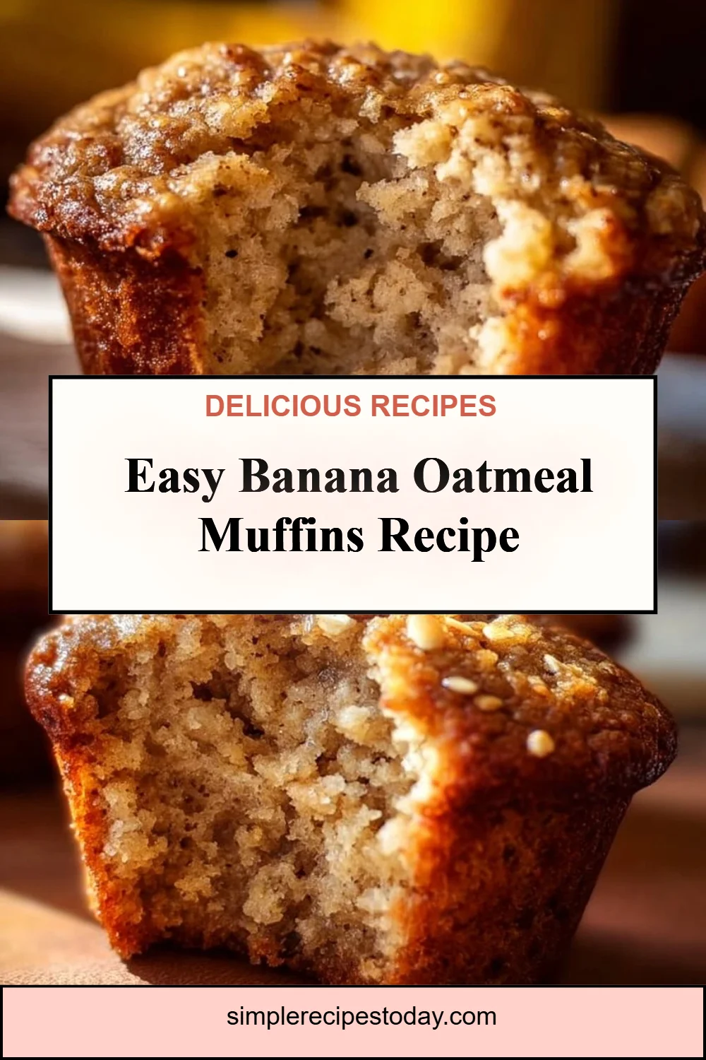 Banana Oatmeal Muffins