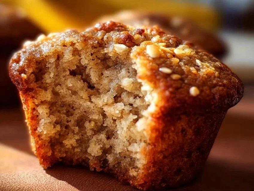 Banana Oatmeal Muffins