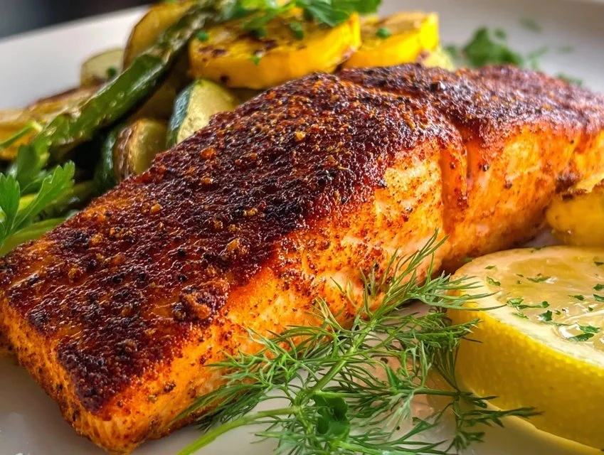 Best Damn Oven Baked Salmon