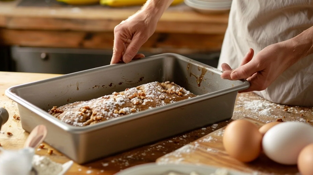 Bourbon Banana Walnut Bread
