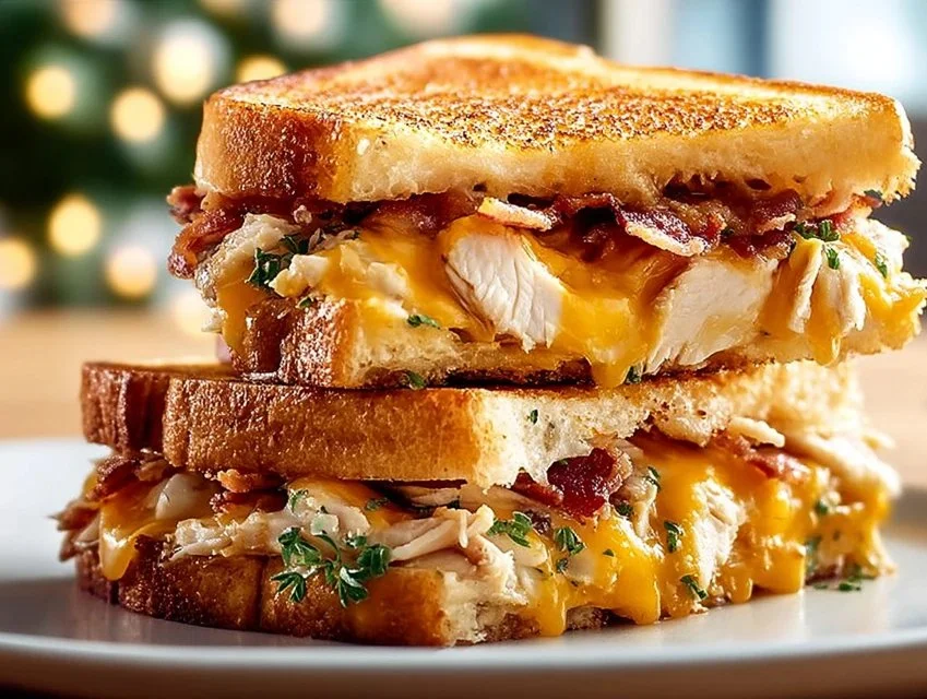 Cheddar Bacon Ranch Chicken Melt