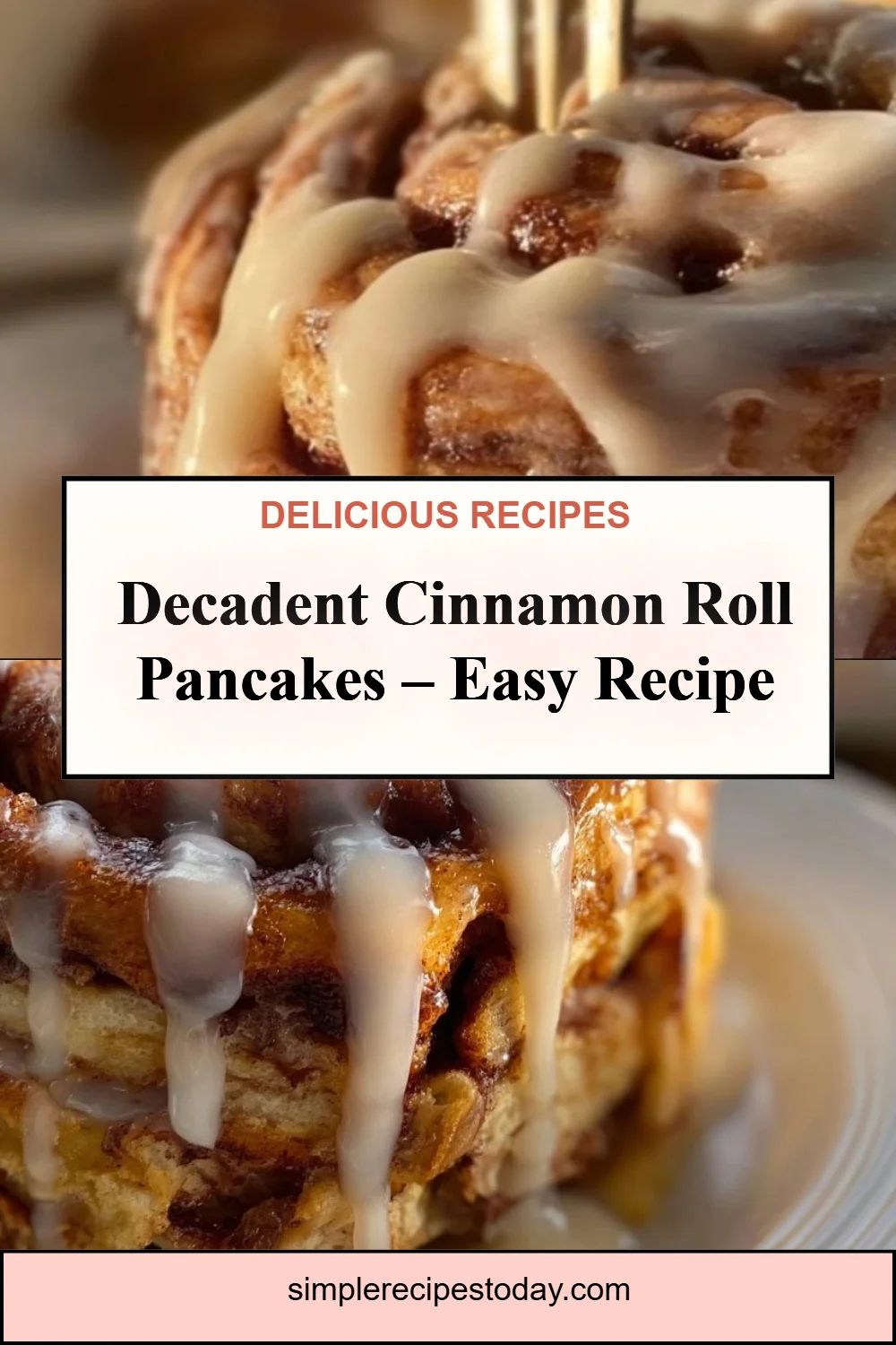 Cinnamon Roll Pancakes