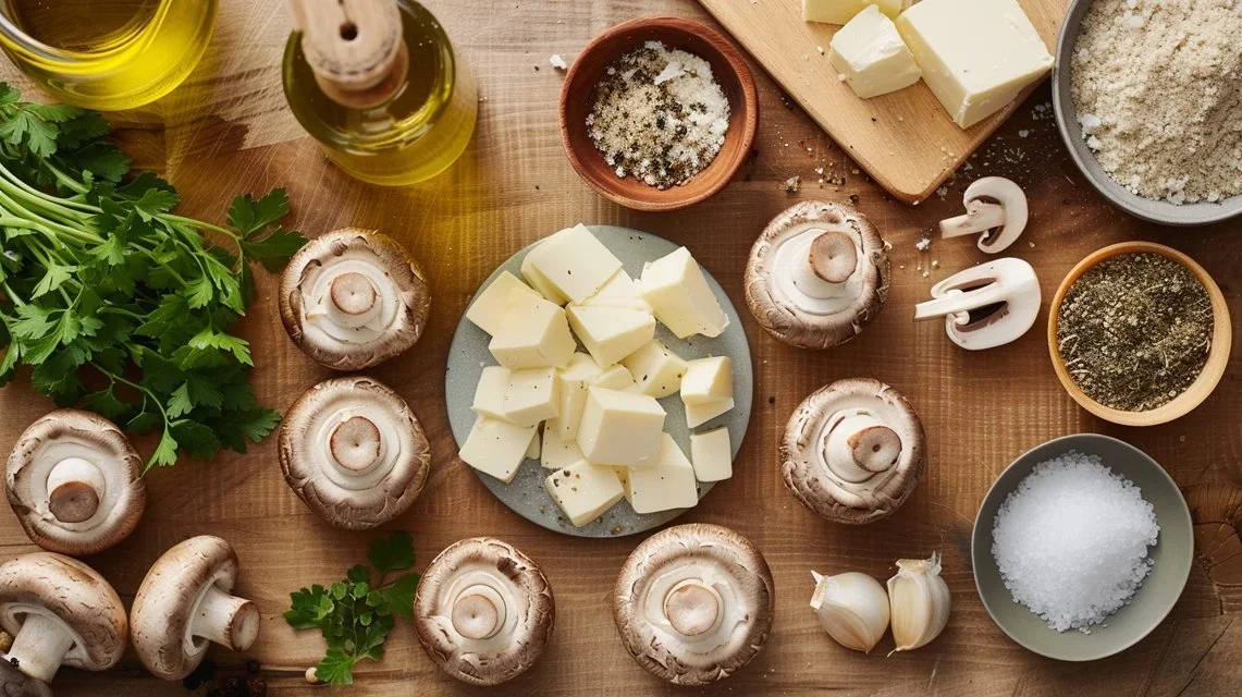 Creamy Garlic Parmesan Mushrooms