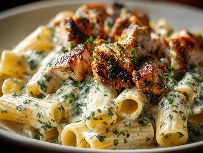 Creamy Pesto Chicken Pasta