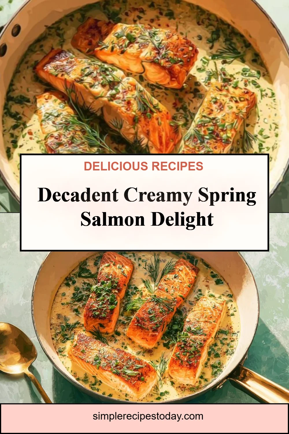 Creamy Spring Salmon
