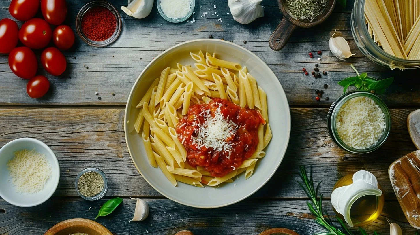 Creamy Tomato Garlic Pasta