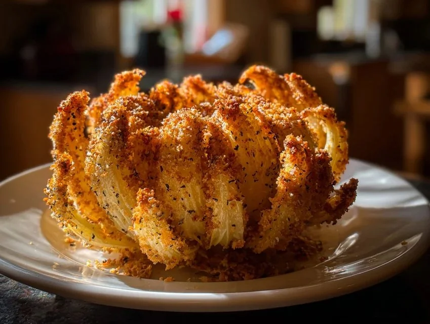 Crispy Air Fryer Bloomin Onion: A 16-Minute Game Day Hero