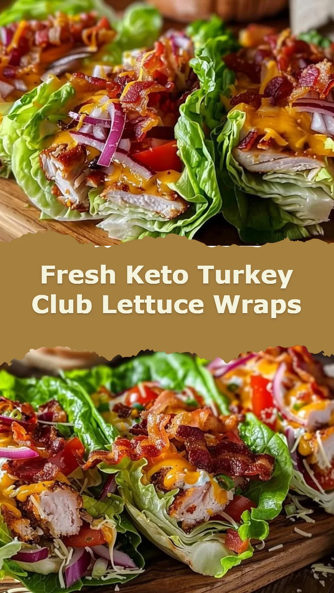 Fresh Keto Turkey Club Lettuce Wraps