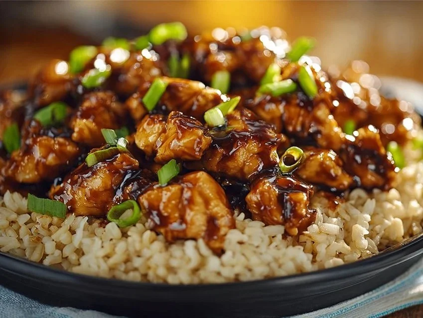 Honey BBQ Chicken Rice