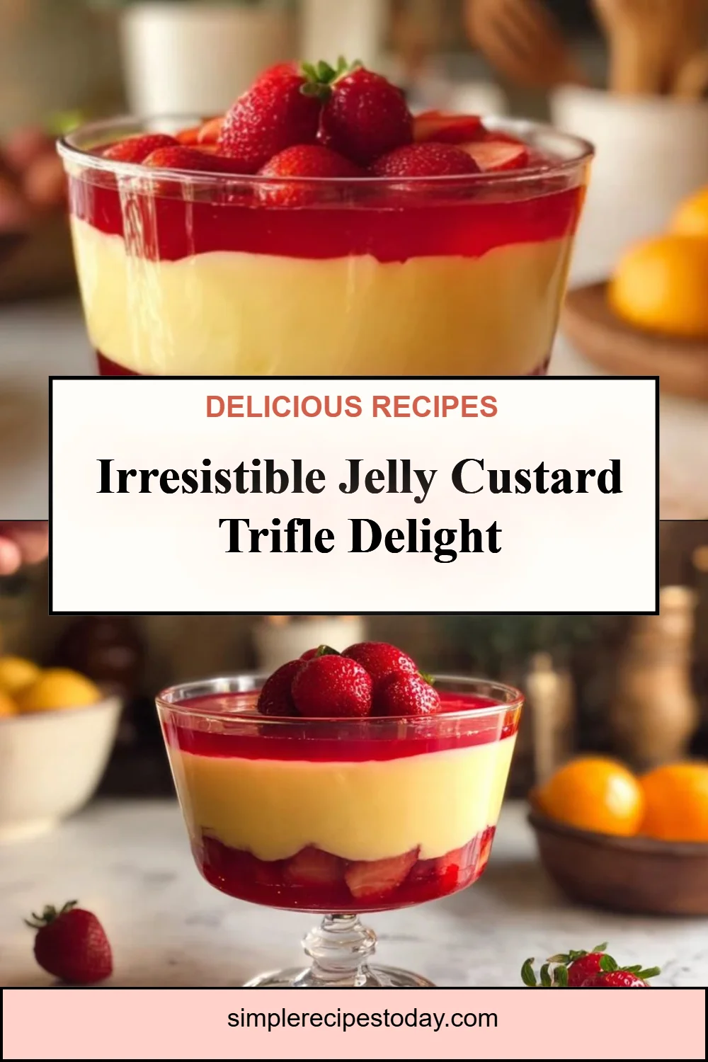 Jelly Custard Trifle