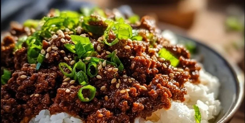 Korean Ground Beef Bowl