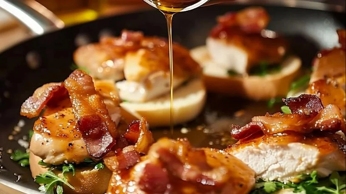 Maple Chicken Bacon Sliders