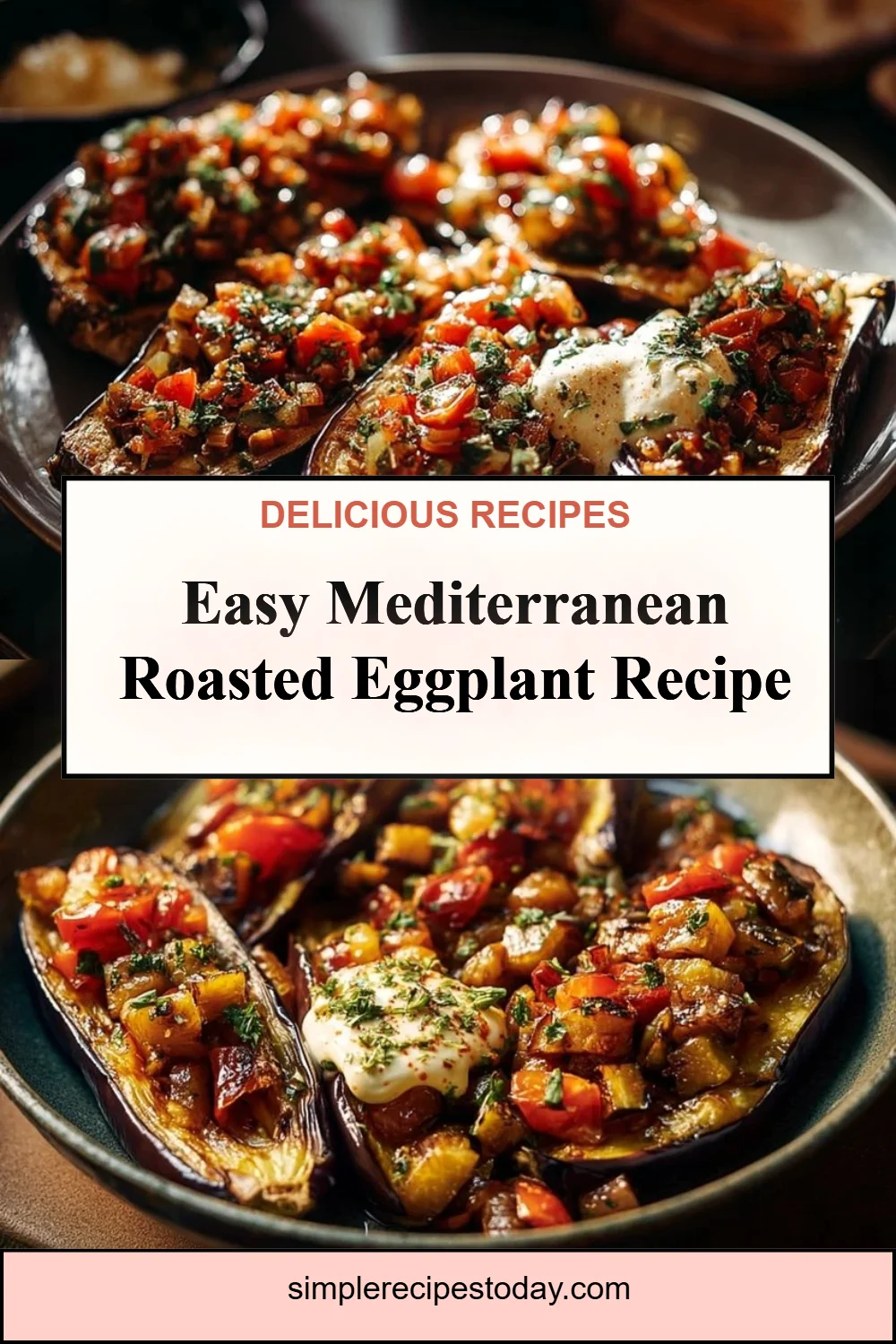 Mediterranean Roasted Eggplant