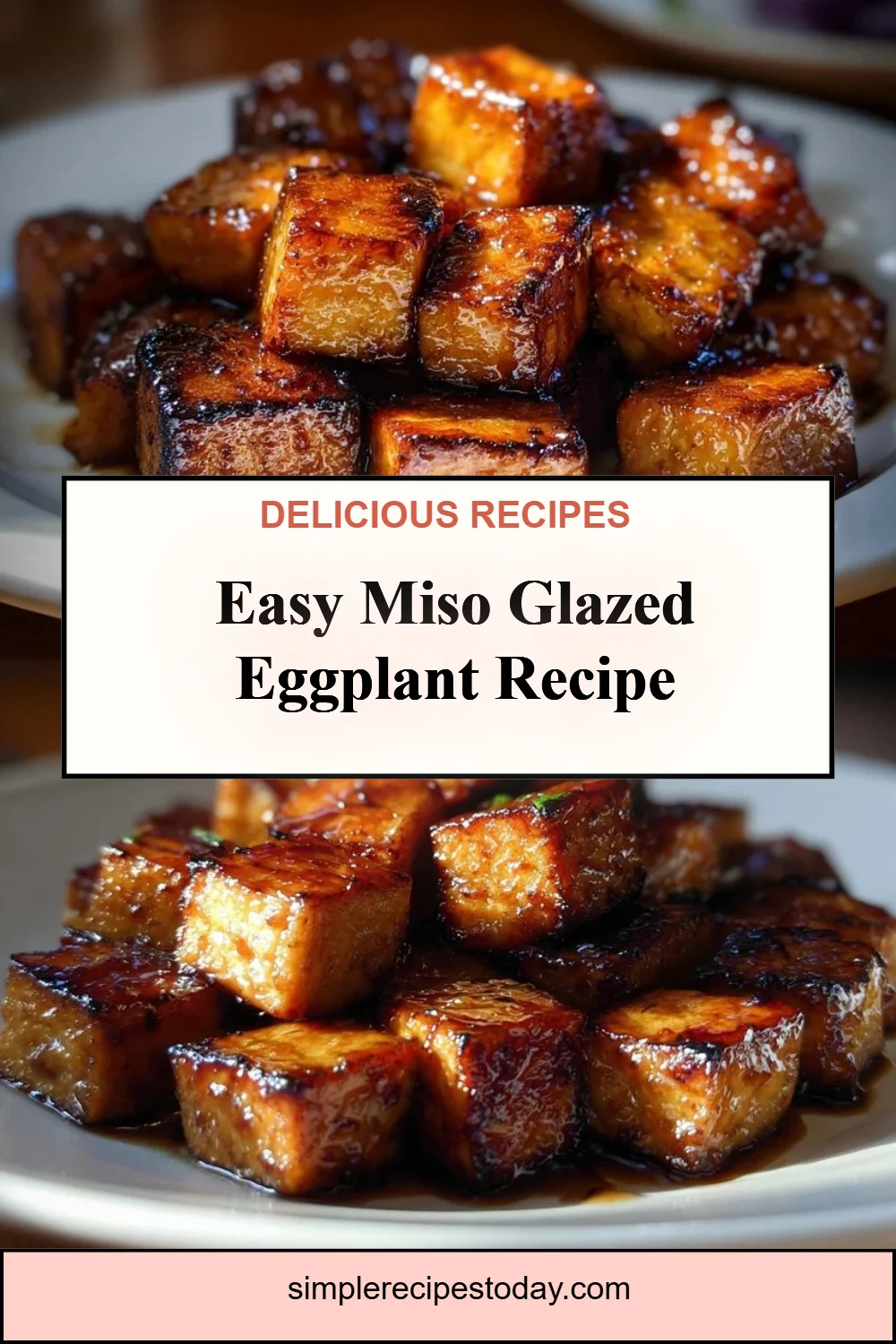 Miso Glazed Eggplant