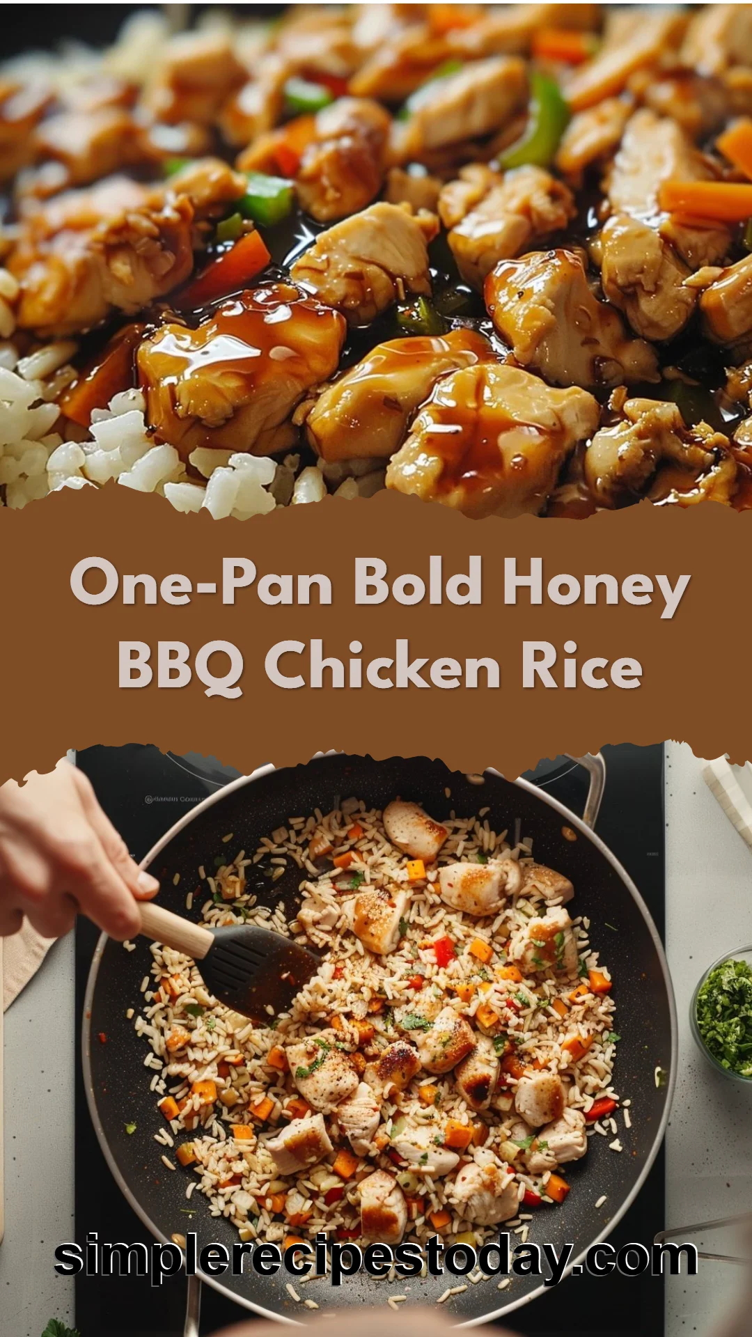 One-Pan Bold Honey BBQ Chicken Rice