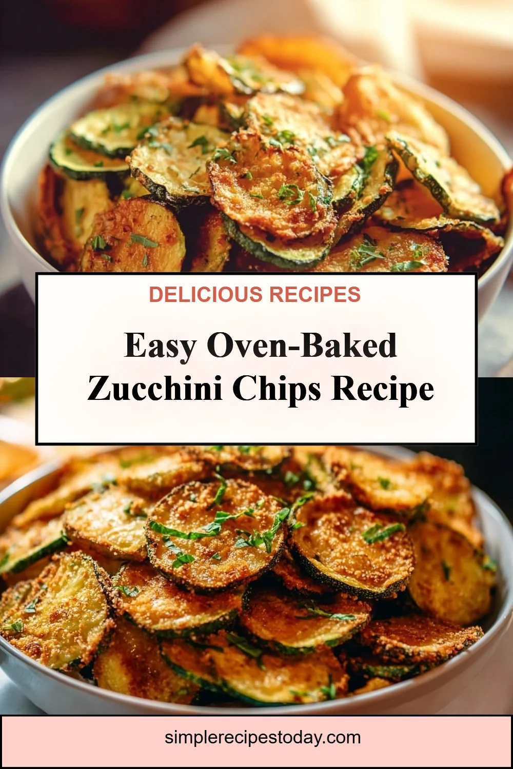 Oven-Baked Zucchini Chips