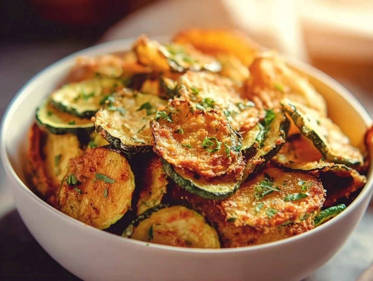 Oven-Baked Zucchini Chips