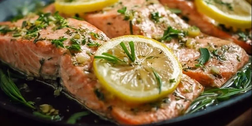 Oven-Roasted Salmon with Marinade