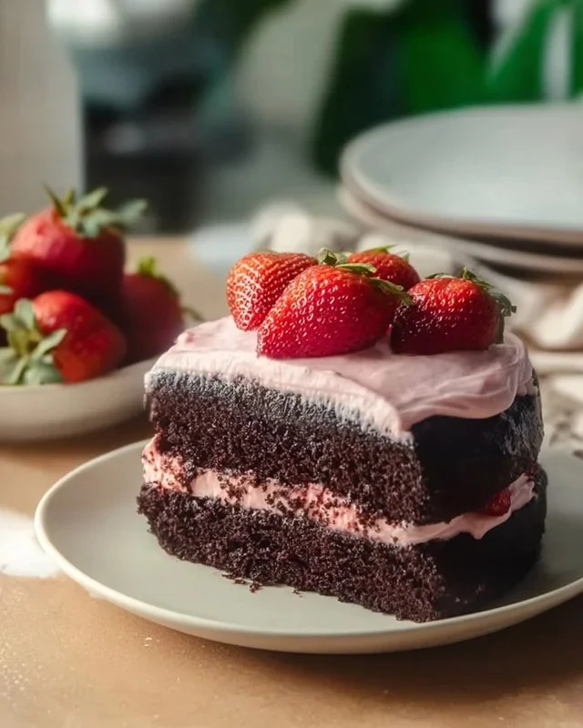 Strawberry Chocolate Cake