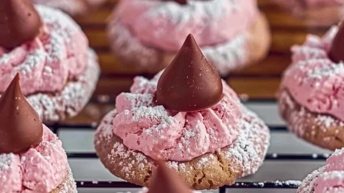 Strawberry Kiss Cookies