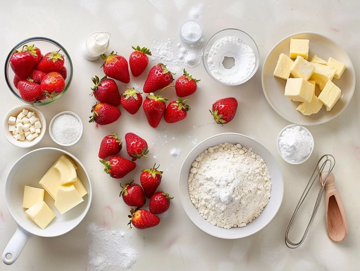 Strawberry Shortcake Bars