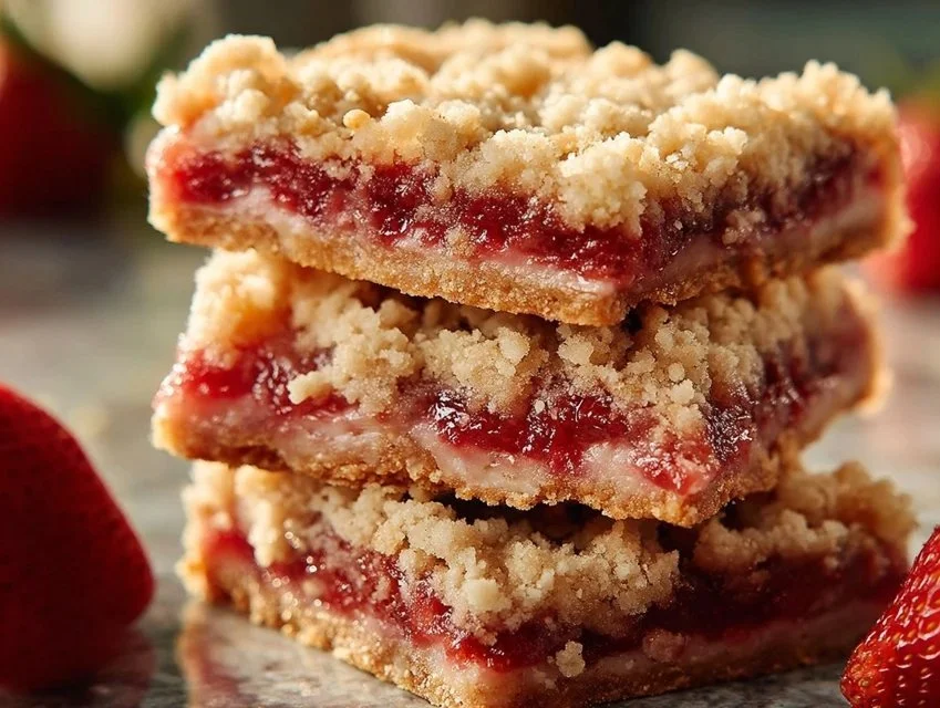 Strawberry Shortcake Bars