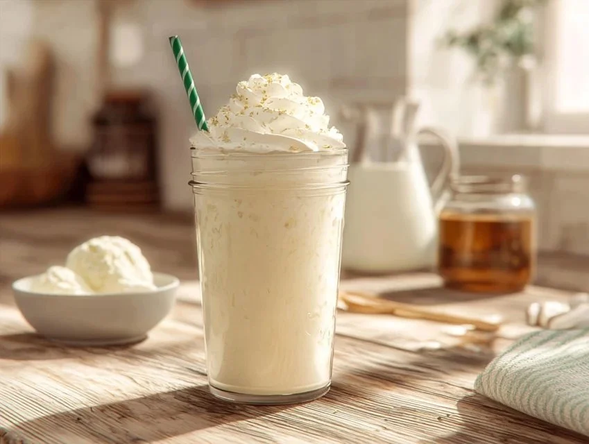 Vanilla Bean Frappuccino (Like Starbucks) Recipe